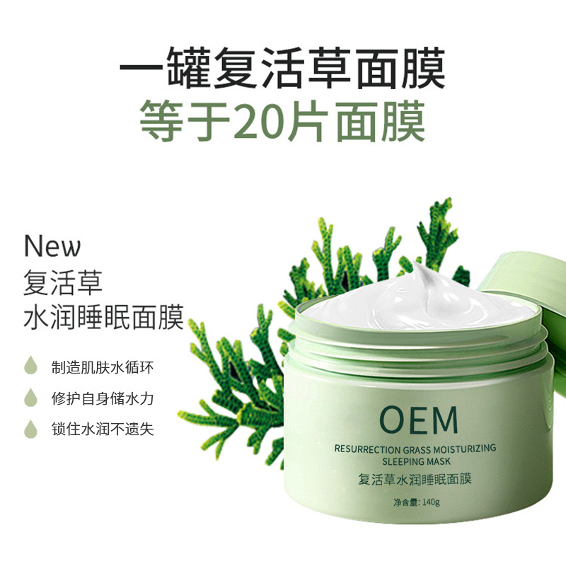 诗丹丽_复活草睡眠面膜OEM